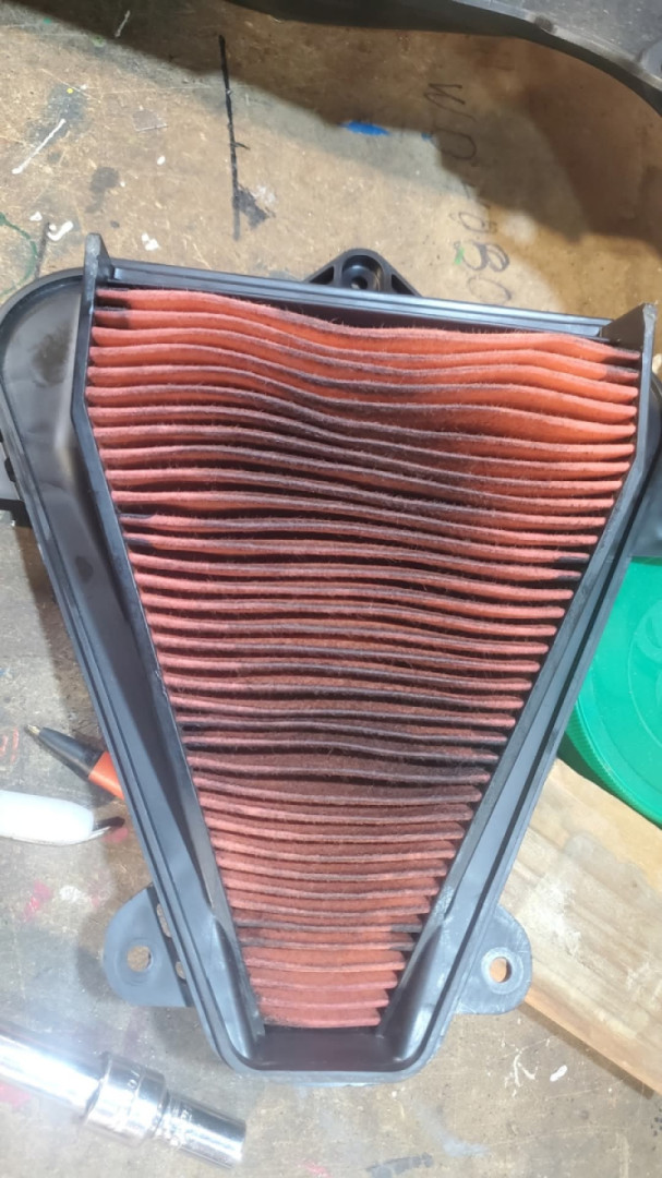 First airfilter cleaning at 30000km ,