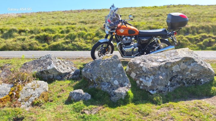 Motorcycle ride to grimspound via teignvalley and doccombe.