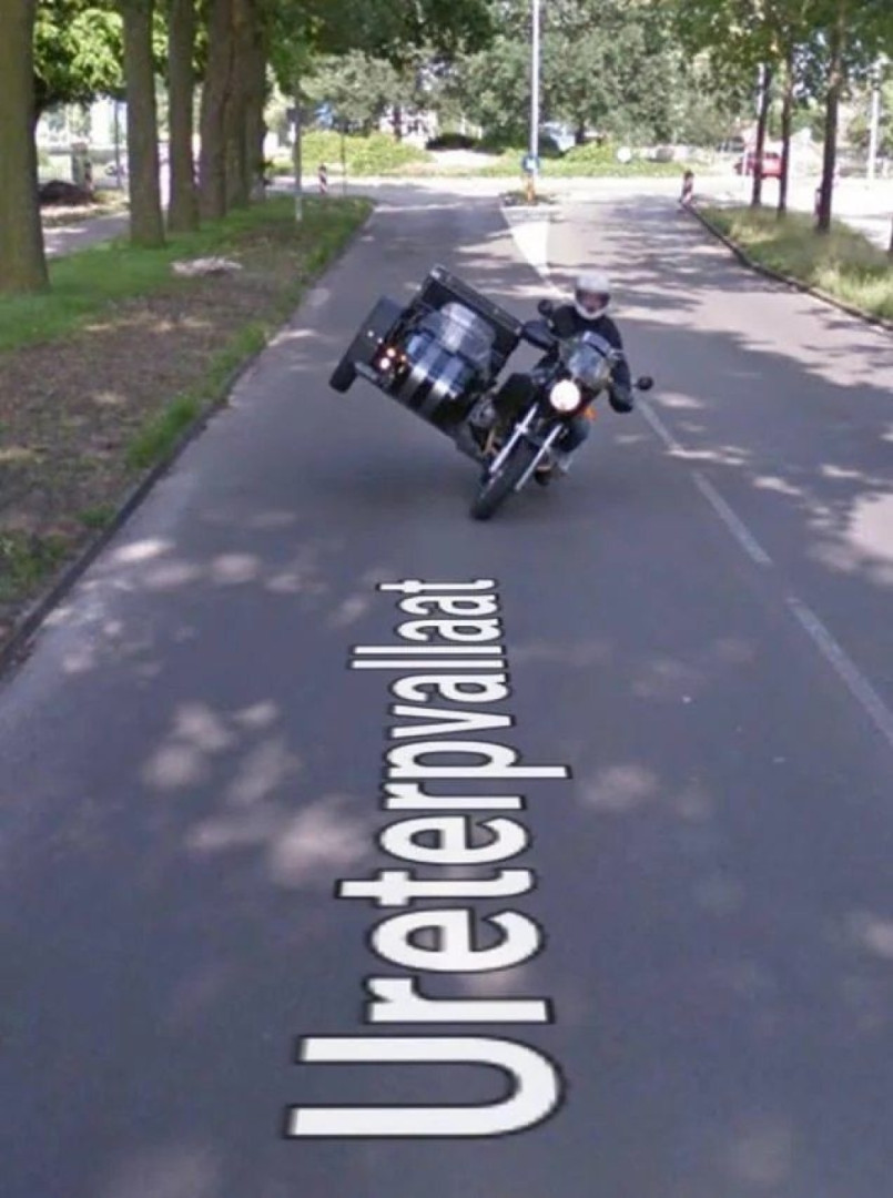 What would you do if you saw a Google's streetview car?