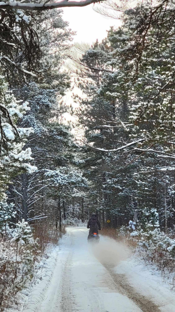 Nice relaxing day enjoying the first snowfall