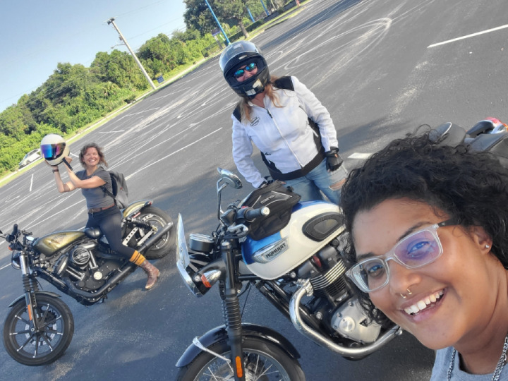 Friday evening ride with the ladies