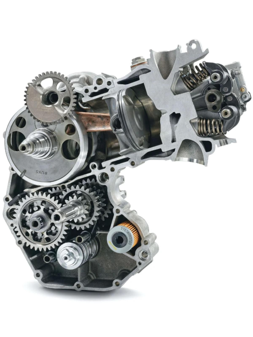 Husaberg’s engine layout provided for arguably the best handling dirt bikes.