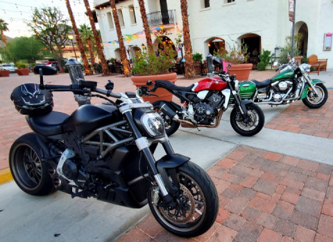 Owning a motorcycle has me always meeting new friends. ?