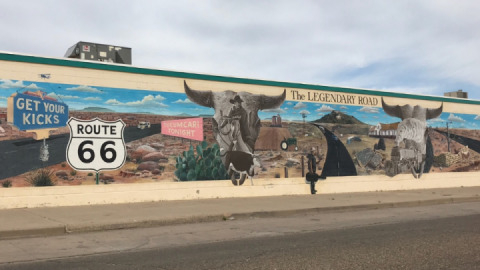 Riding Historic Route 66 on Motorcycle, Part #3: New Mexico, Arizona.
