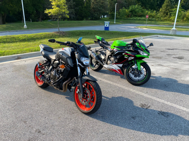 Fun afternoon riding with a co worker! His FZ sounds great!