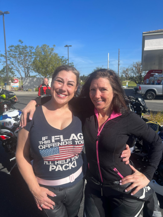 Another great day of riding with my girl and some friends ✌?