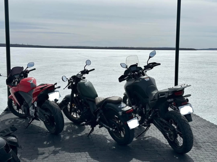 Our little Honda group ride