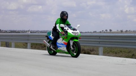 My replica of the X-09 GP bike (ZXR400)...