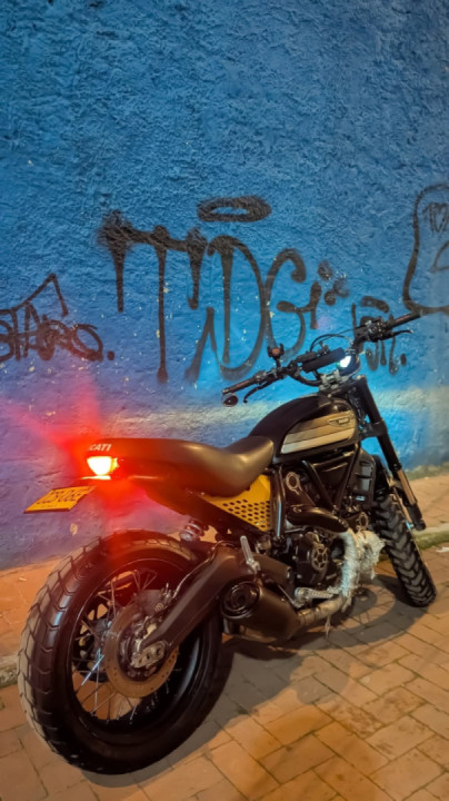 My scrambler from Bogotá, Colombia