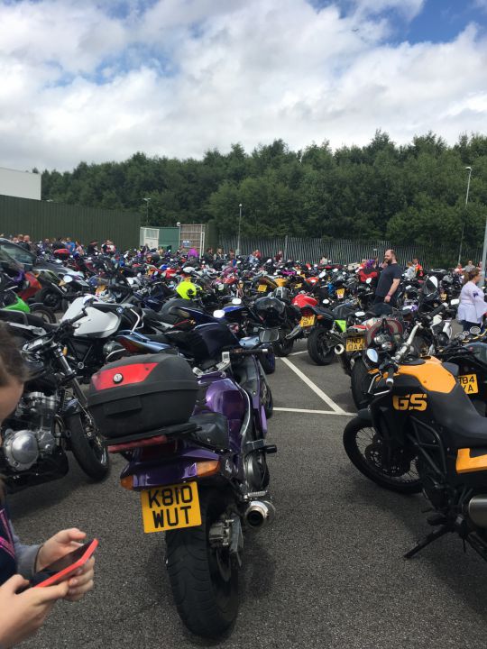 Charity ride for violet grace St. Helens