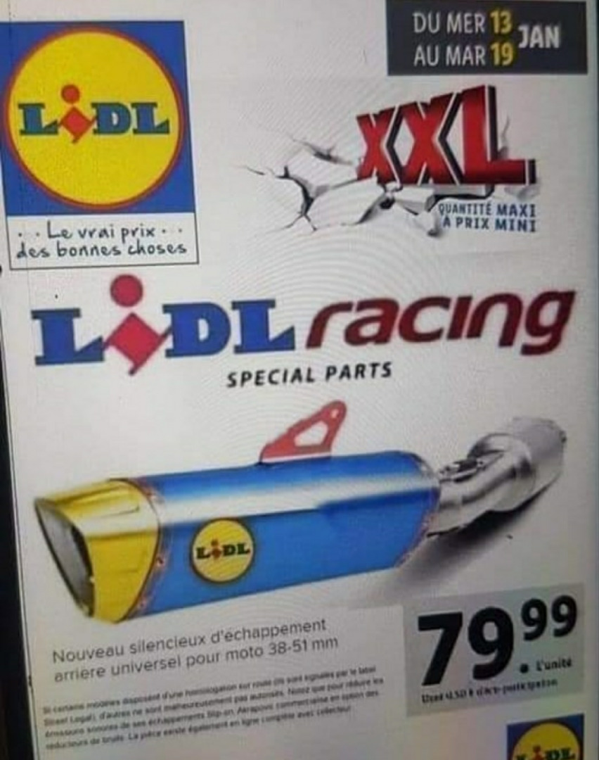 Lidl or stay with the Yoshimura?