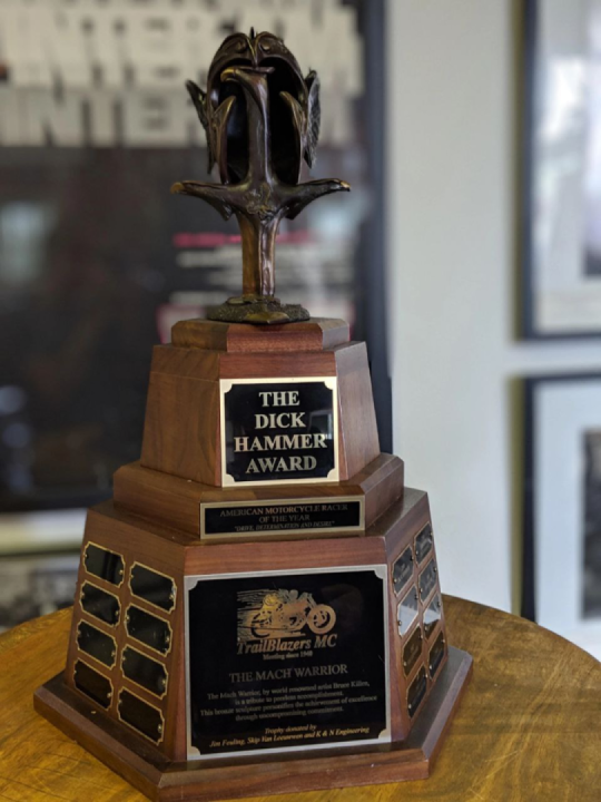 Found this wonderful award at a vintage motorcycle museum