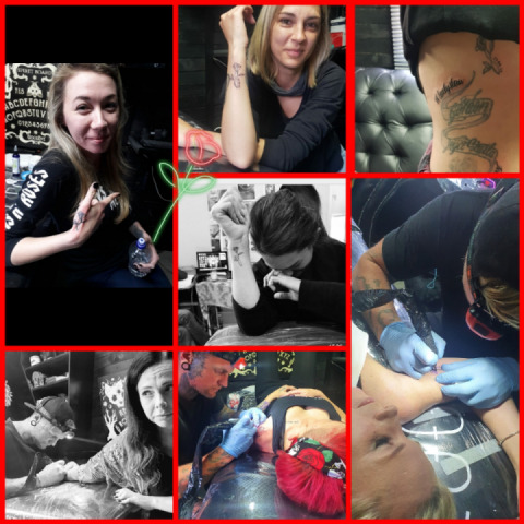 Rose memorial tattoo