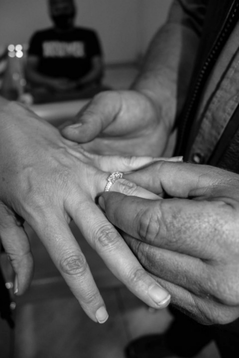 Took the bike and got married