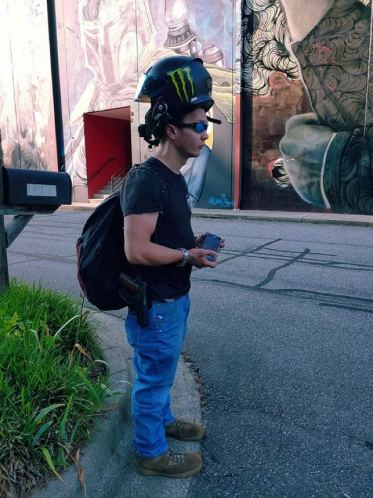 Me hard at work taking some pictures and recording some guys doin wheelies