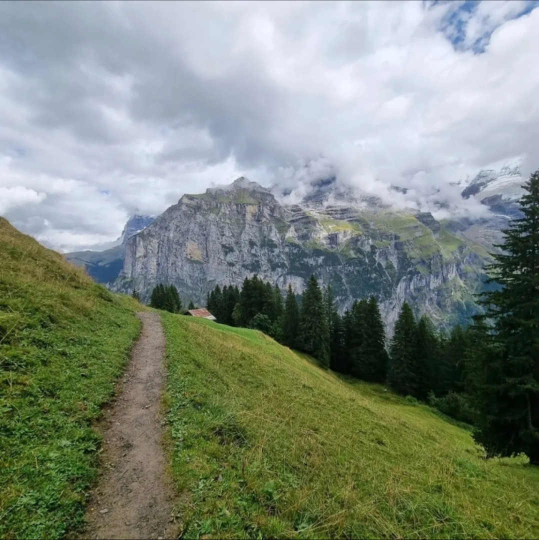 Continuing to explore Switzerland. Mürren Northface Trail