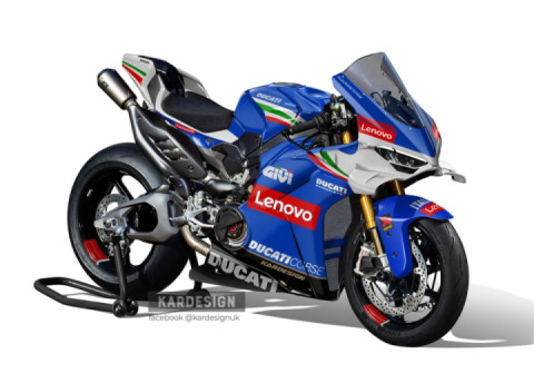 Imminent announcement of a special edition Ducati Panigale Bagnaia Italian MotoGP rep is incoming,