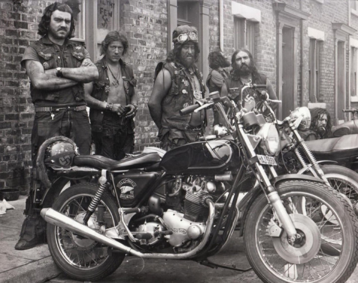 Hells Angels, Darlington Chapter, UK, mid 1970's