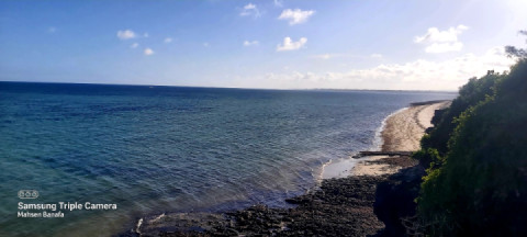 Somewhere along the Kenyan coast ?