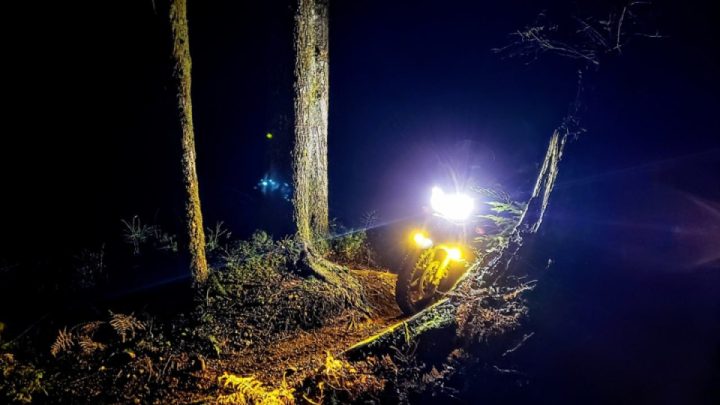 Before the ride: It's getting late, I'm solo, I'll just cruise up some roads in the park for a view.