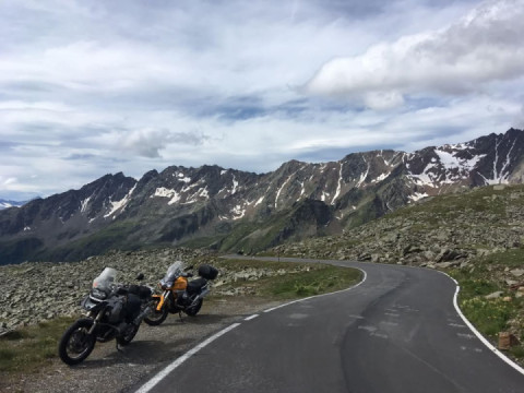 Another stop at the Gavia Pass. Another moment for the Stelvio