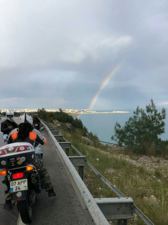 Riding to the rainbow