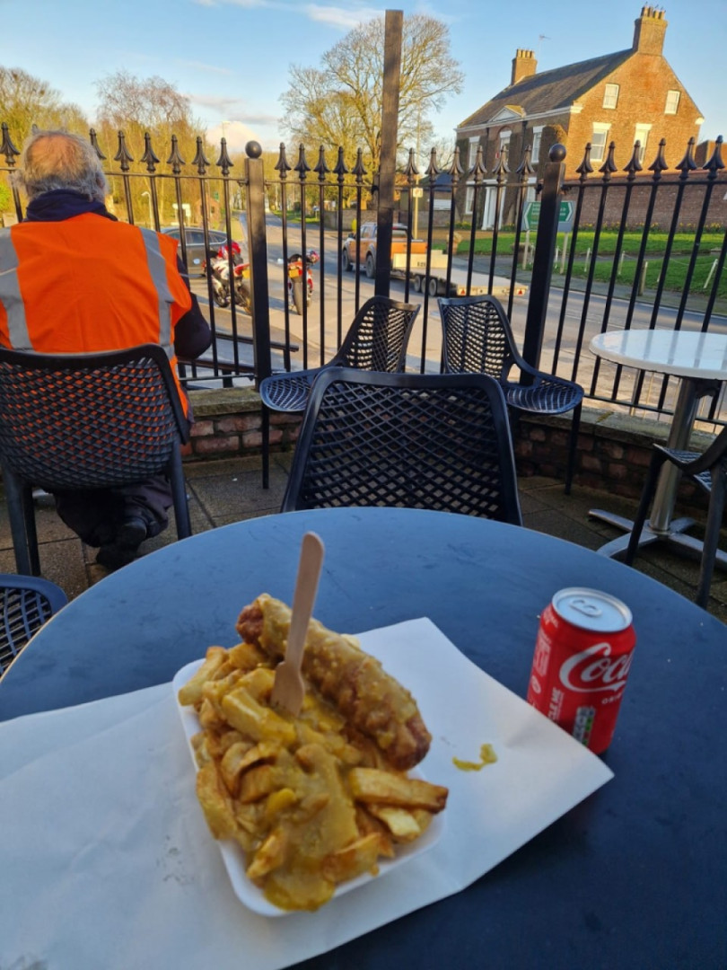 First chippy tea of the season  feels good to be back