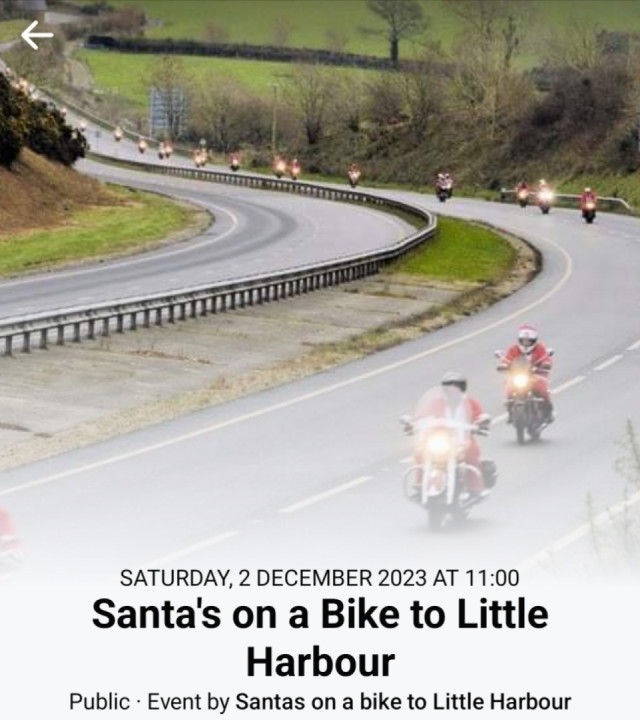 SANTA'S ON A BIKE PLYMOUTH