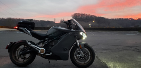 It was a great evening for a ride