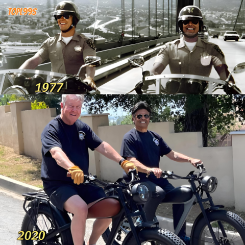 Larry Wilcox and Erik Estrada friendship in [All CHips intros 1977] best legendary ⭐?