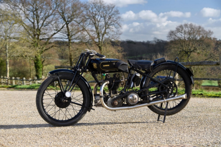 The history of the 1928 OK Supreme 250cc Racer motorcycle, who won Isle Of Man Lightweight TT.