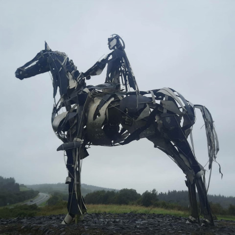 The Gaelic Chieftain. County Roscommon, Ireland.