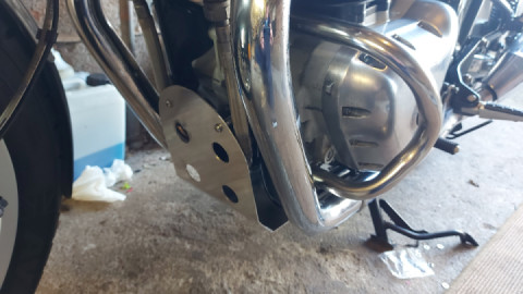 DIY sumpguard for interceptor 650