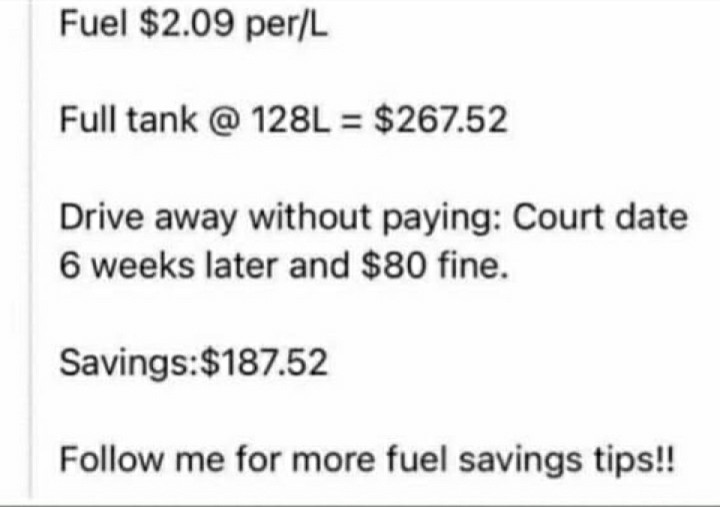 Fuel Savings