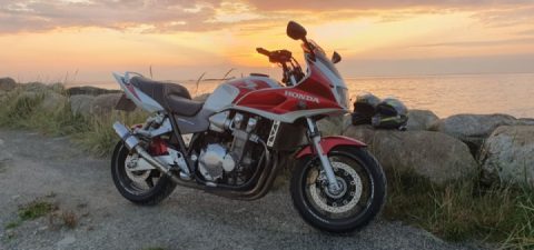 A short ride at sunset