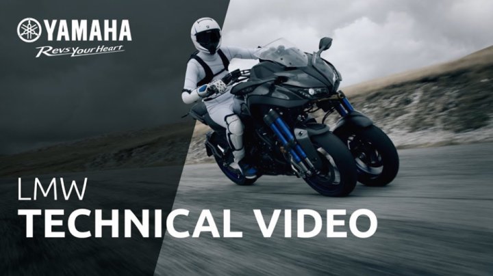Technologies of Yamaha Niken 2018: electronics (video)