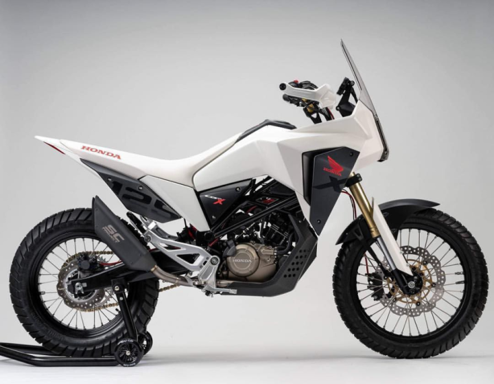 CB125X - Honda's rally-inspired 125cc Adventure Bike concept, featured at the EICMA show in Milan