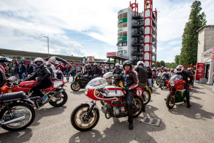 Imola circuit (Italy) anniversary 90 years of Ducati