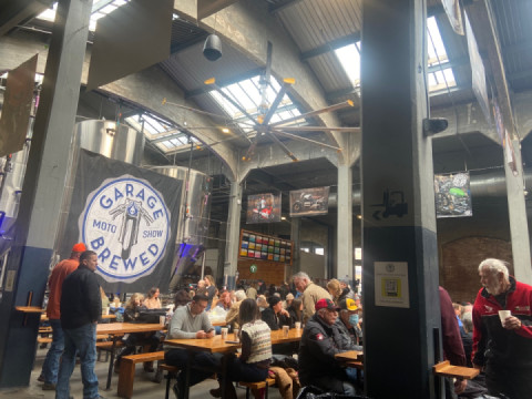 Enjoying the Motorcycle Show!