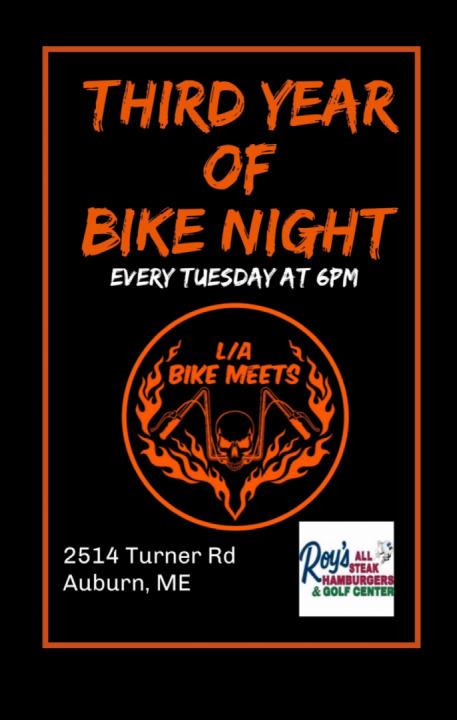 Bike night every Tuesday