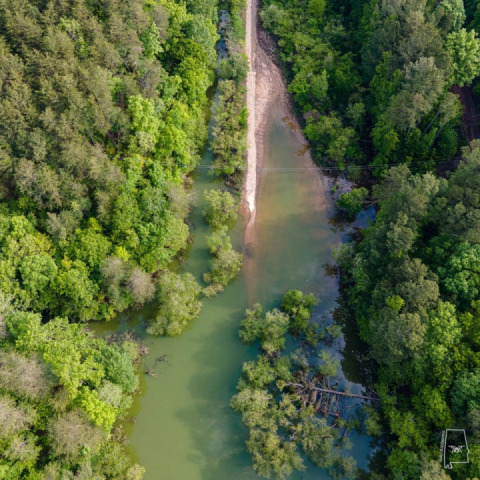 Old 69 Hwy on the Cullman side of Smith Lake runs right off into the lake.
