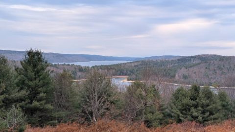 A few sprinkles, a few flurries, do not stop a few Misfits quest for good BBQ!