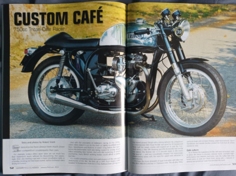 Really nice Triton in Motorcycle Classics