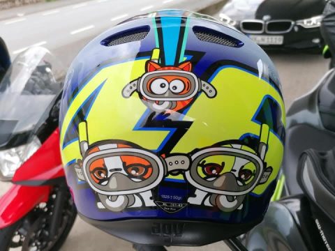 Today, we took Ilka Haec's red fire-breathing bike for a spin... 