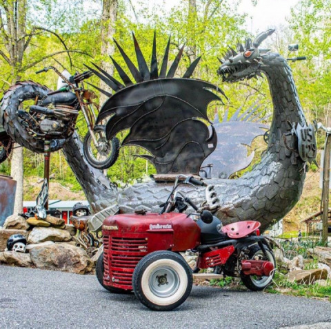 Lawn mower VS Jet ski ???