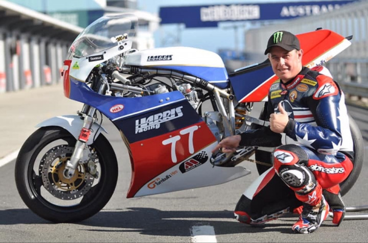2014. The first time John McGuinness rode for Team U.K. in the Phillip Island International Classic