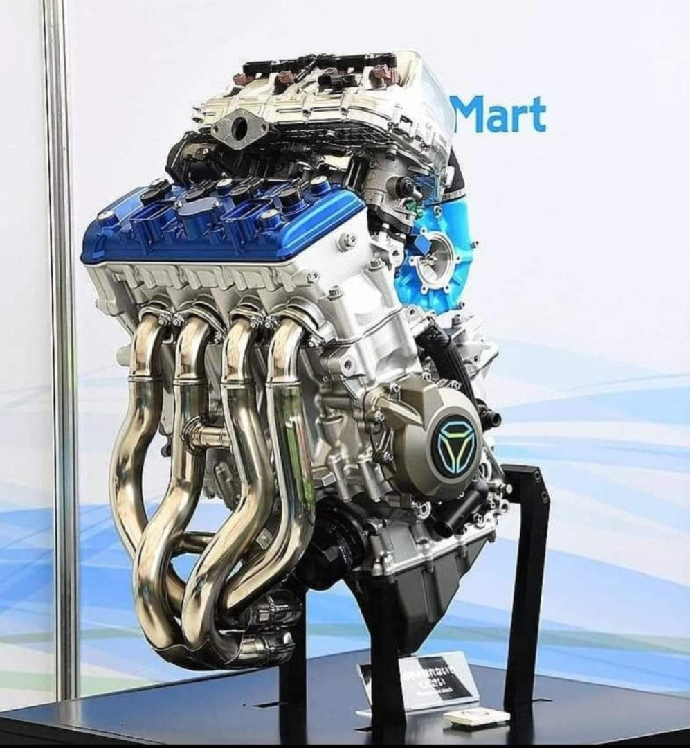 The Kawasaki Hydrogen ICE engine.