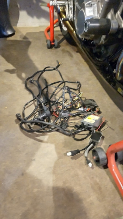 I replaced my headlights with LEDs. A lot of my small intestine, called wiring, was removed 