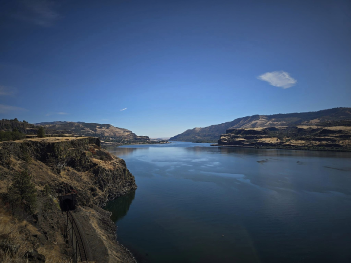 Hwy 14 in WA is a beautiful road to ride. Very scenic.