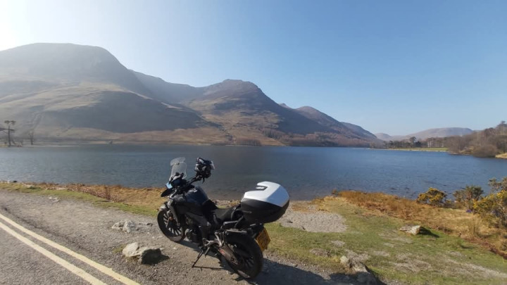 The sun was blazing so a good couple of hours around my regular Lakes District route